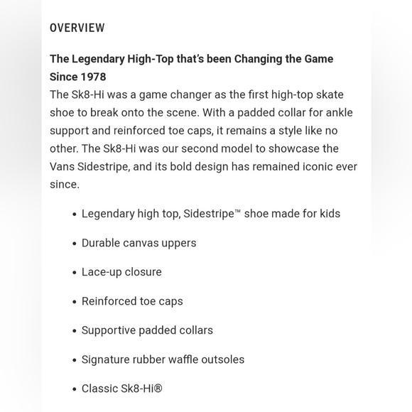 Vans Sk8-Hi *NWT in Box* - Picture 6 of 9